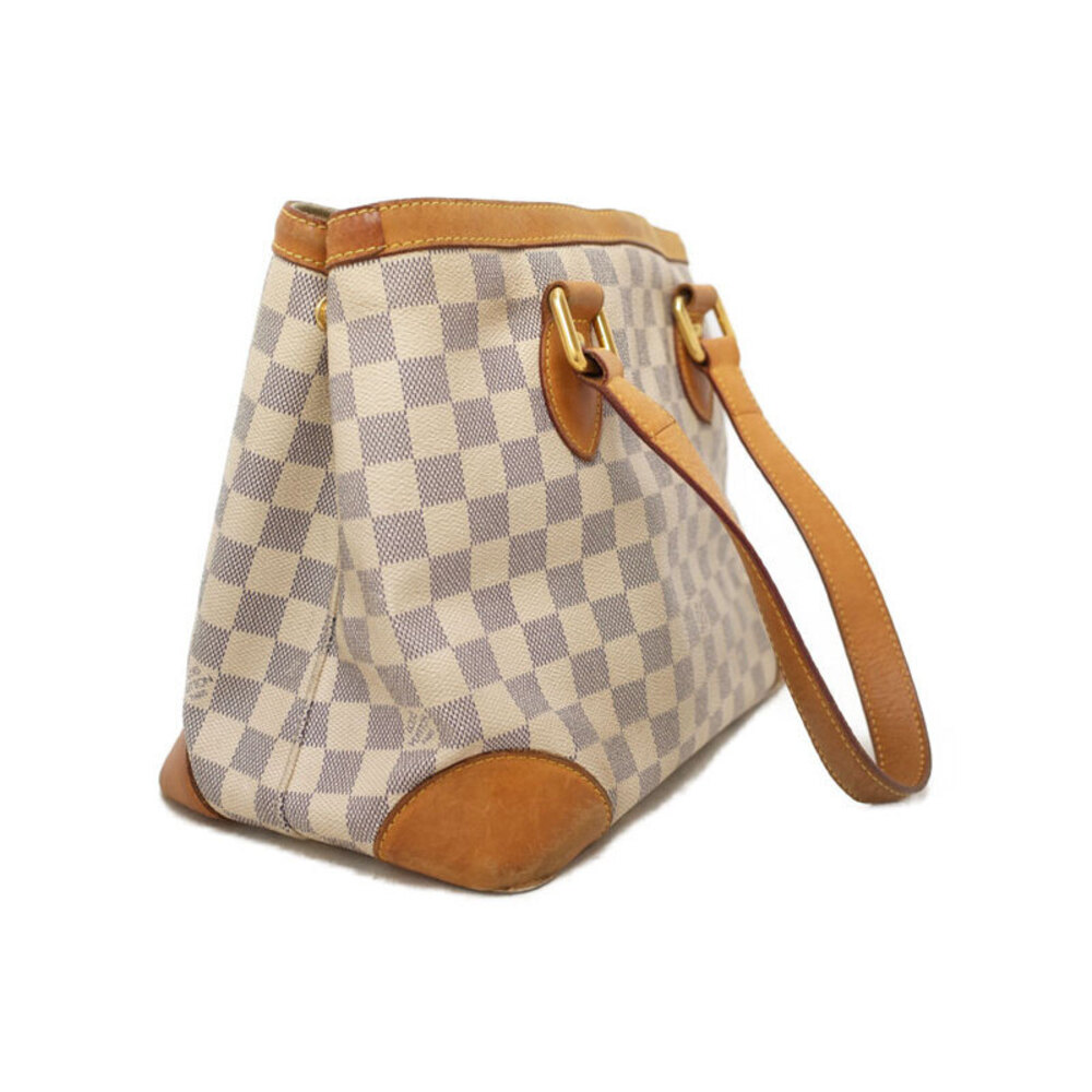 Louis Vuitton Tote White Hampstead Azur Damier Bag
